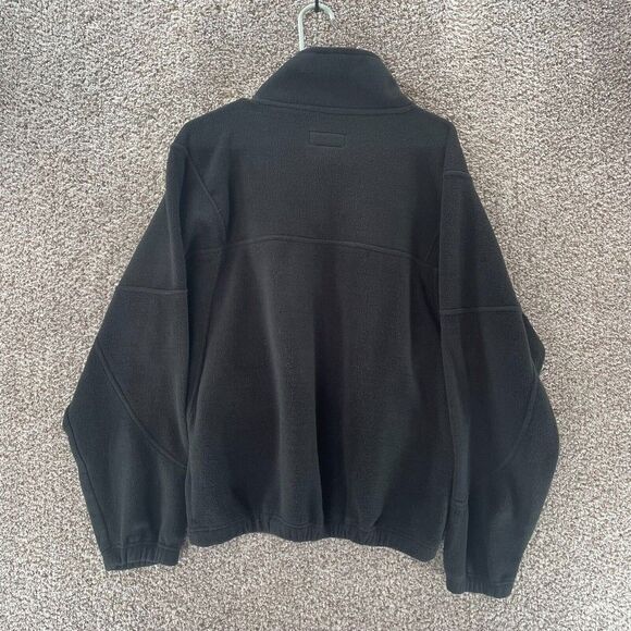 Laguna Beach California Sweatshirt Adult Medium Black Quarter Zip Fleece Preppy - Picture 10 of 11